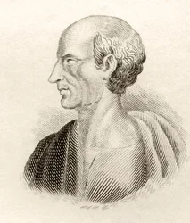 Antisthenes, från "Crabbes Historical Dictionary", publicerad 1825.
