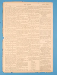 Baksidan av The Referee, nr.35. 15 april 1878