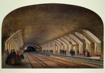 Baker Streets tunnelbanestation (wc på papper)
