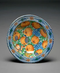 Bassäng, 1639 (tennglaserat lergods)