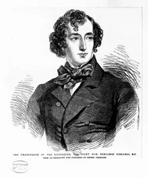 Benjamin Disraeli, ca 1837 (gravyr)