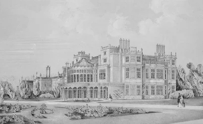 Brampton Park nära Huntingdon, 1852
