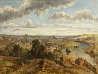 Bristol från Clifton Wood (olja på duk)