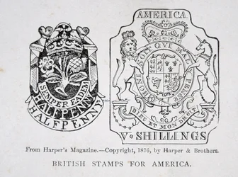 Brittiska frimärken för Amerika