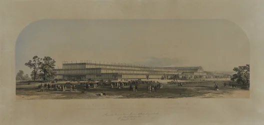 Byggnad för den stora utställningen i London, 1851