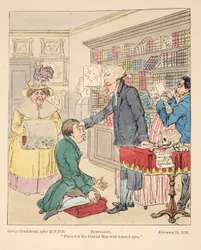 Bumpology, pub. 1826 (handfärgad gravyr)