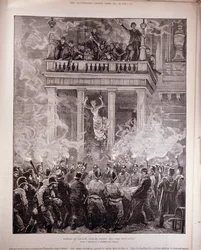 Burning of the Ring Theatre, Wien: How Some were Saved, från 
