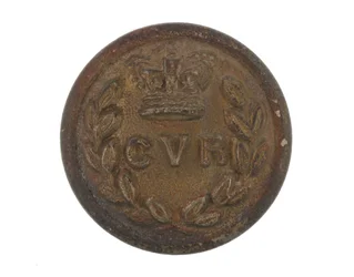 Button, Calcutta volontärgevär, före 1901