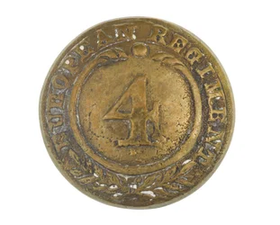 Button, andra led, 4:e bengaliska europeiska regementet, 1855-1861