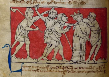 CCA-LitMs/D/10 fol. 5v Capture, från Bestiary