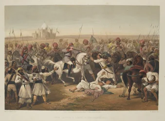 "Fångst och död av Shahzadaghs", 1857