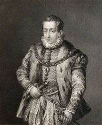 Carlos, prins av Asturien, från "History of the Reign of Philip II", publicerad 1855