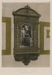 Snidade träramar av professor Giusti, Sienna