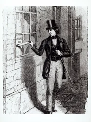 Charles Dickens (1812-70) skickar in sina berättelser