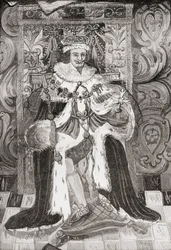 Charles I, från "A Short History of the English People" av J. R. Green, publicerad 1893