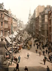 Cheapside, London (handfärgat foto)