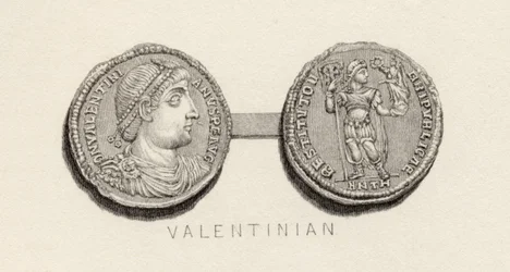 Mynt från Valentinianus tid