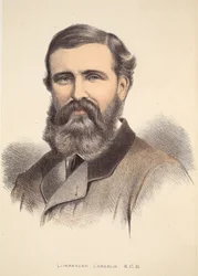 Kommendör Cameron, illustration från The Pictorial Edition av David Livingstones liv och upptäckter av J. Ewing Richie, pub. av A. Fullarton & Co., 1876