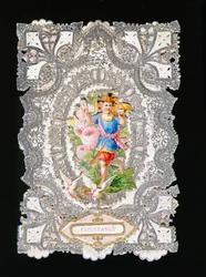 Constancy, Valentinkort, c.1860 (färg litho på papper)