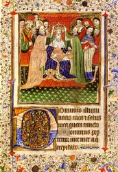 Kung Edvard III:s kröning den 1 februari 1327