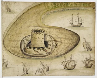 Bomull Augustus I.ii f. 29 Calshot slott