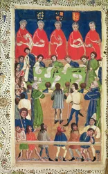 Court of Kings Bench, Westminster Hall, ca 1460