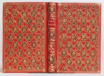 Omslag till en bok, möjligen Cato Major de Senectute av Cicero (läder)