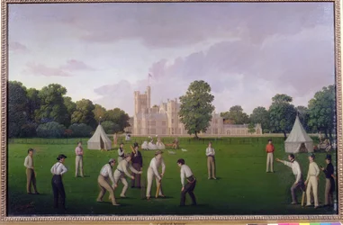 Cricket på Canford Manor, 1855