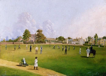 Cricket på Mitcham Green