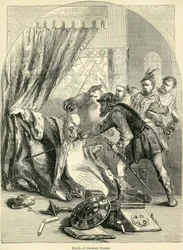 Kardinal Beatons död den 29 maj 1546 (gravyr)