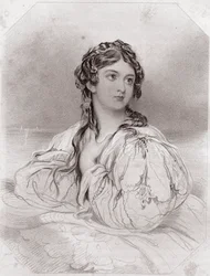 Desdemona, från pjäsen Othello, "Gallery of the Women of Shakespeare"