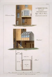 Design for A Green House, utförd för G. Farrant, 1806