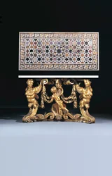 Tidig George II sidobord, designat av Richard Boyle och William Kent