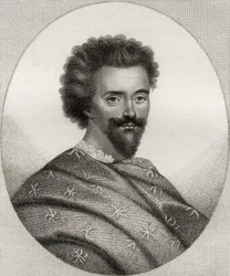 Edward Herbert, illustration från "A catalogue of Royal and Noble Authors, Volume III", publicerad 1806