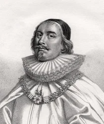 Edward Littleton, illustration från "A catalogue of Royal and Noble Authors, Volume II", publicerad 1806 (litho)