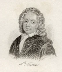 Edward Vernon, från "Crabb