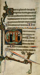 Egerton 1151 fol.47 Bebodd initial 
