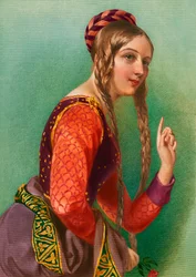 Eleanor av Aquitaine, drottning av Henrik II, tryckt av Henry G. Bohn