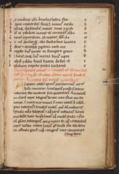 Utdrag ur Henry of Huntingdons Historia Anglorum, Cotton MS Titus D XXIV, f.127r (pergament)
