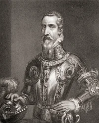 Fernando Alvarez de Toledo y Pimentel, från "History of the Reign of Philip II", publicerad 1855