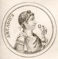 Flavius Arcadius, från "Crabb
