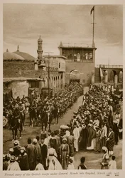 Formellt inträde av de brittiska trupperna under general Maude i Bagdad, 11 mars 1917, 1917-19