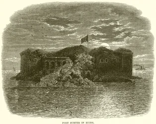 Fort Sumter i ruiner