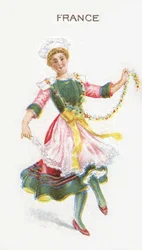 Frankrike, cigarettkort, 1915