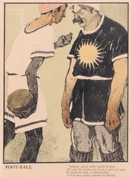 Fransk litografi med Kipling-citat
