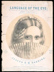Främre omslaget till partiturarket till The Language of the Eye, komponerad av Joseph R. W. Harding