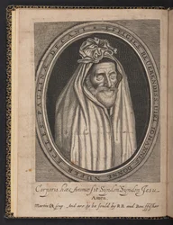 Frontispiece från Deaths Duell av John Donne