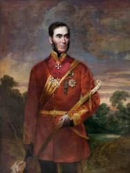 General Sir Richard Dacres (olja på duk)
