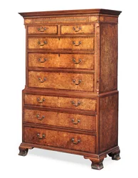 George III tallboy, sent 1700-tal (alm och inlägg)