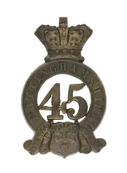 Glengarry-märke, ca 1874-81 (förgylld metall)